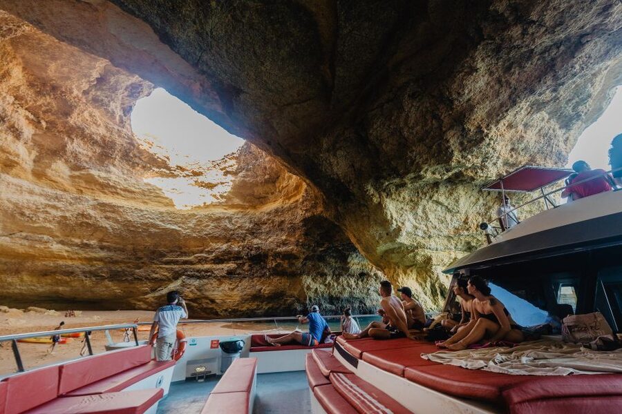Albufeira: Algarve 3-Hour Benagil Sunset and Coastline Tour - Seeing Benagil’s famous caves