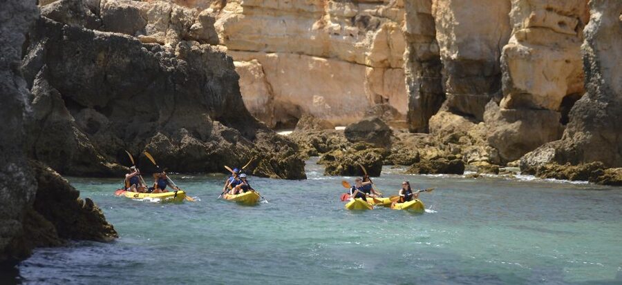 Albufeira: Algarve Kayak and Coastline Tour - The Small Beach Stop