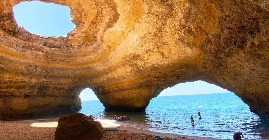 Albufeira: Benagil Caves & Dolphin Watching Speed Boat Tour - Dolphin watching in the Atlantic