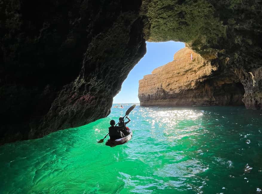 Albufeira: Caves and Cliffs Kayaking Tour - Your first five minutes on the sand