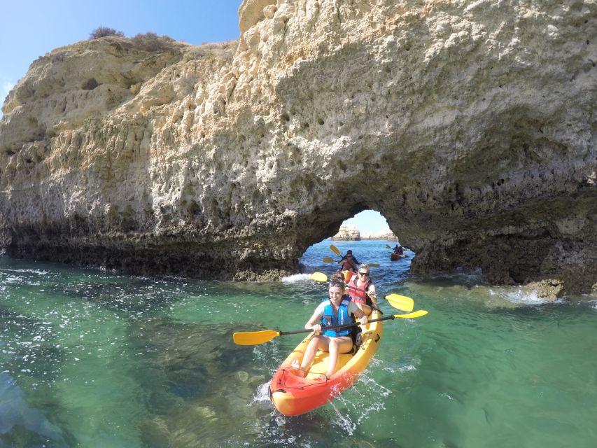 Albufeira: Caves and Cliffs Kayaking Tour - Praia das Salamitras and the 15-minute swim