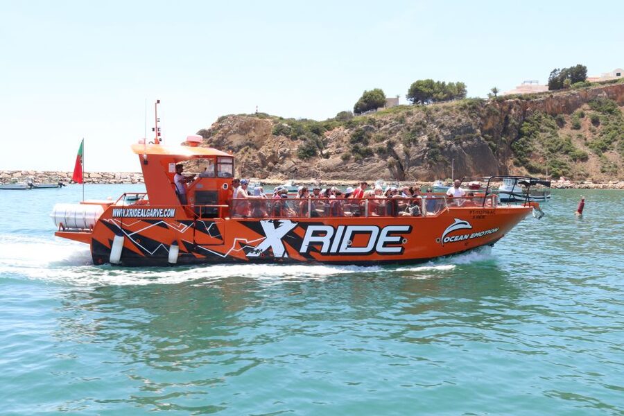 Albufeira: Dolphin Watching and Benagil Cave - Leaving Albufeira Marina for the open coast