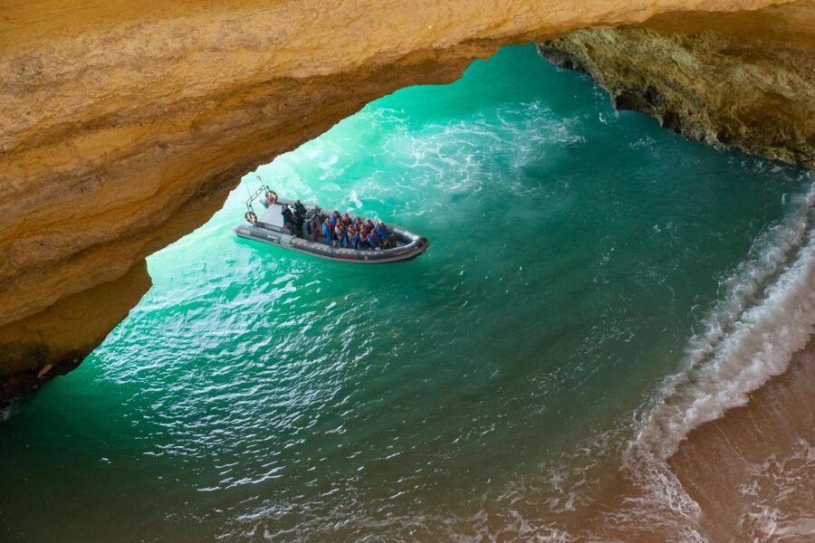 Albufeira: Dolphins, Benagil Caves and Coastline Boat Tour - What the speed adds, and what it takes away