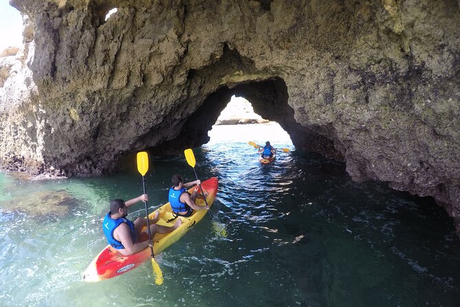 Albufeira Kayak Cave Tour – Hidden Beaches & Cliffs - Praia do Castelo and the return paddle