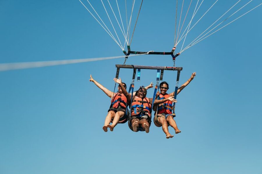 Albufeira: Parasailing Boat Trip - What the views are really worth