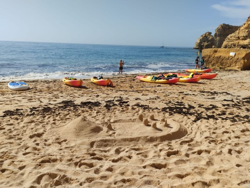 Algarve: 2-Hour Benagil Kayak Rental - Starting at Benagil Beach with the kayaks ready