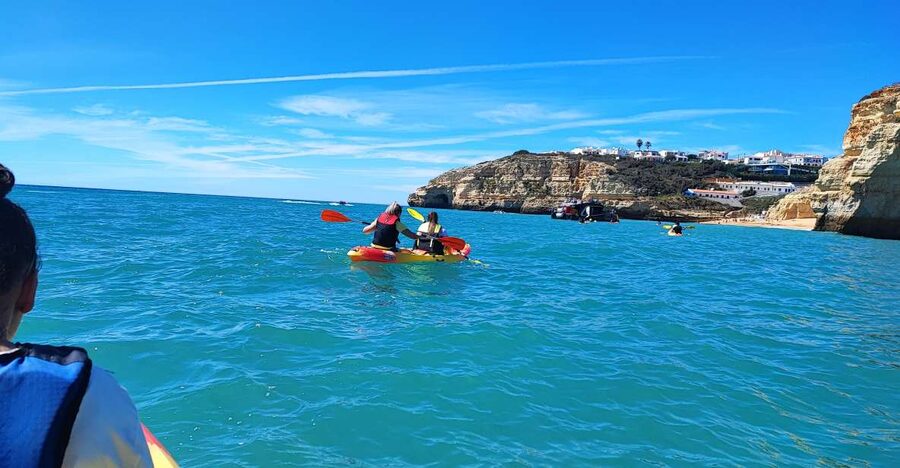 Algarve: 2-Hour Benagil Kayak Rental - Following the cliffs from Benagil
