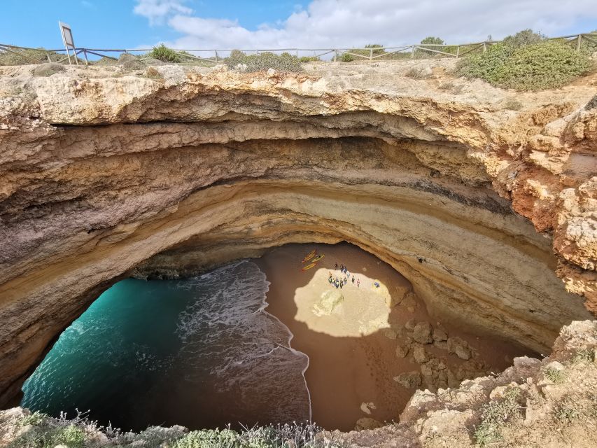 Algarve: Benagil Sea Cave Sunrise or Sunset Kayak Experience - One hour around Benagil and the nearby caves