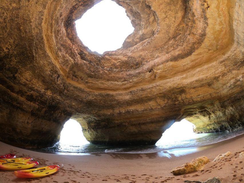 Algarve: Benagil Sea Cave Sunrise or Sunset Kayak Experience - The 20-minute scenic stop near Marinha and Carvalho