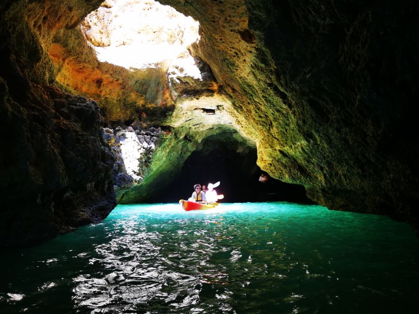 Algarve: Benagil Sea Cave Sunrise or Sunset Kayak Experience - Water, clothing, and comfort