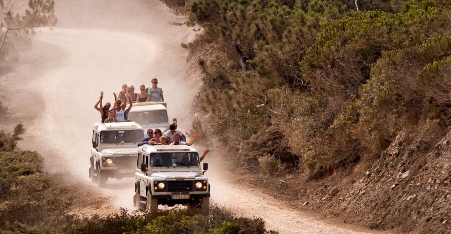 Algarve: Jeep Safari with Distillery Visit & Lunch - Bumpy tracks and open-air mountain views