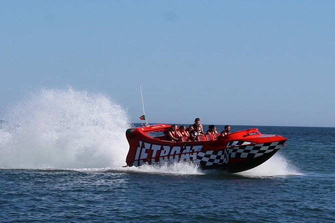 Algarve Jet Boat Tour from Albufeira - Spins, slides, dips, and heavy splashes