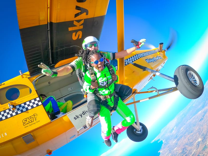 Algarve: Tandem Skydiving Adventure 15,000 to 10,000 Feet - Photos and video: memorable, but not cheap
