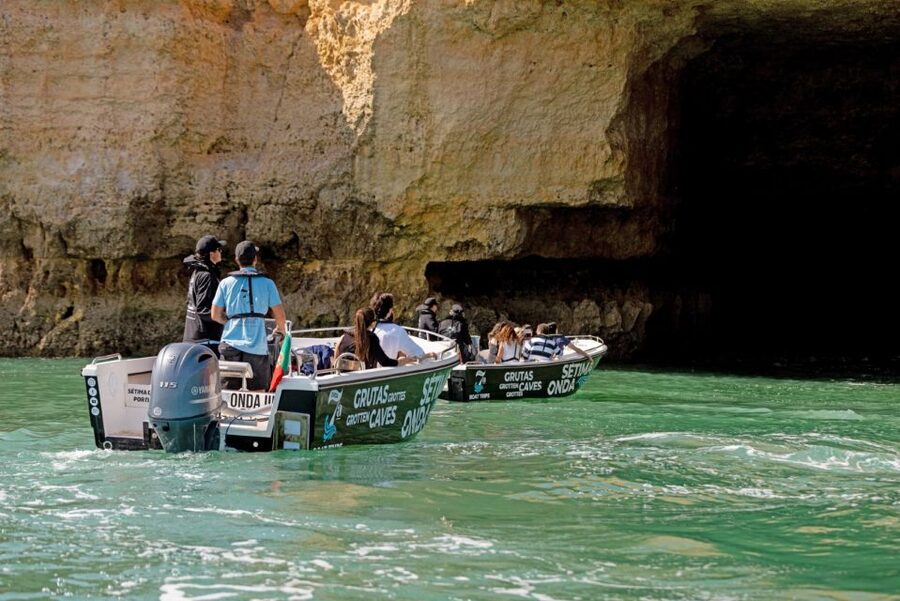 Armação de Pêra: Benagil Caves and Secret Beaches Boat Trip - The guides and boat handling make the difference
