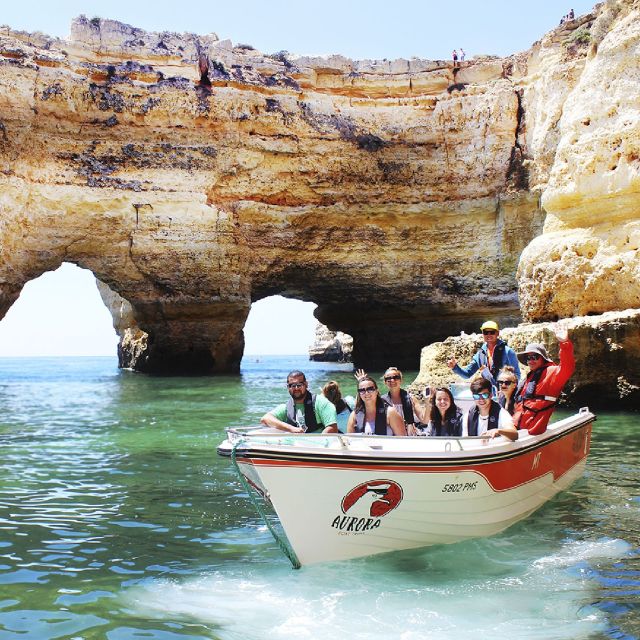 Armação de Pêra: Guided Boat Tour of Benagil's 15 Best Caves - Praia da Cova Redonda and Praia da Marinha