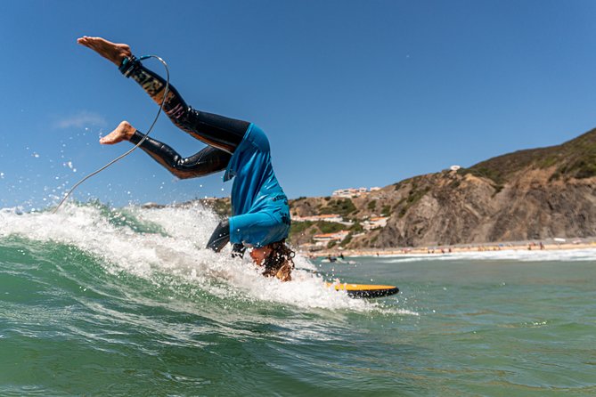 Beginner Surf Lesson at the Beautiful Algarvian West Coast - Communication is the weak spot