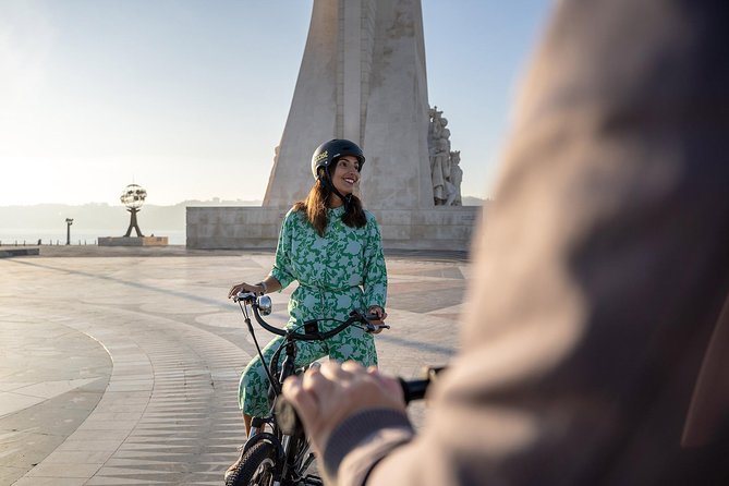 Belém E-Bike Guided Tour Explore Lisbon by the river - Beneath the 25th of April Bridge