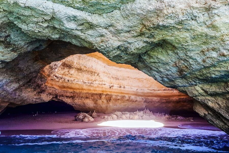 Benagil: Benagil Caves and Secret Spots Guided Kayaking Tour - Meeting at Benagil Beach