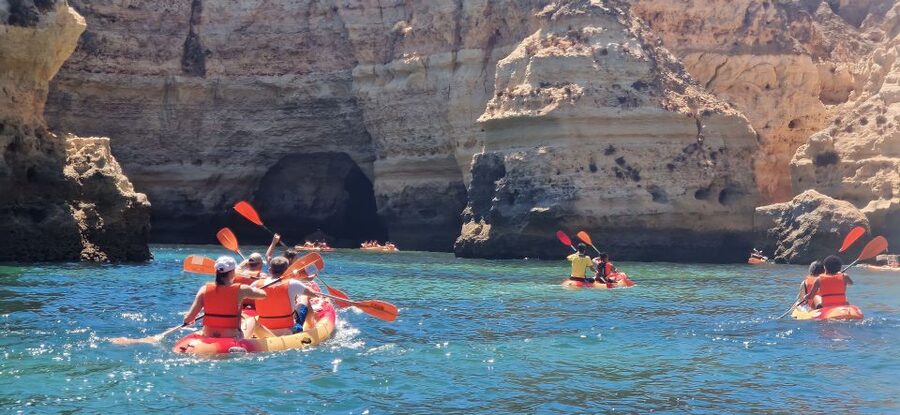 Benagil: Caves, Beaches, and Secret Spots Guided Kayak Tour - Benagil Beach to the famous sea cave