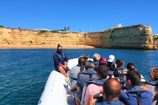 Benagil Caves Visit with Dolphins Watching from Albufeira - Heading Offshore for Dolphins