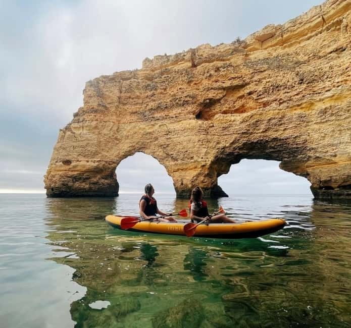Benagil: Guided Kayak Tour inside caves and Praia da Marinha - Key things to know before booking