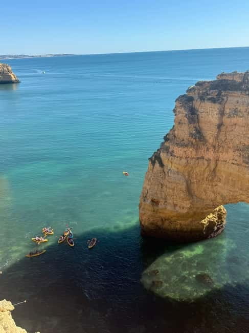 Benagil: Guided Kayak Tour inside caves and Praia da Marinha - What to bring and what to leave behind