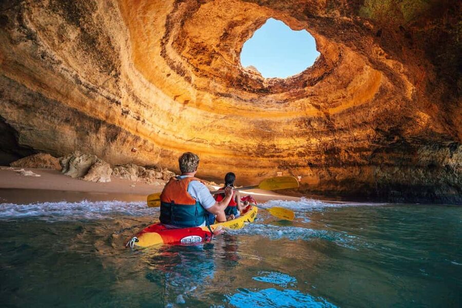 Benagil: Guided Kayaking Tour to the Benagil Cave - The 45-minute Benagil Cave option