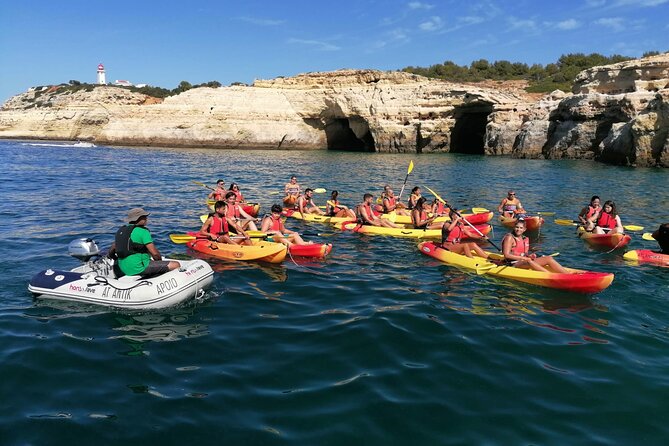 Benagil Kayak Tour On Board a Fantastic Catamaran - The catamaran ride to Benagil