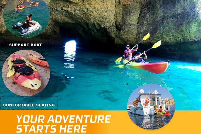 Benagil Kayak Tour On Board a Fantastic Catamaran - Starting at Marina de Portimão