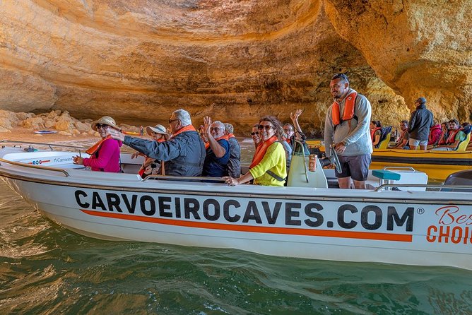 Benagil Long Boat tour (From Carvoeiro to Praia da Marinha) - Vale de Covo and the first caves