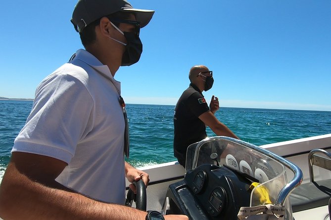 Boat Trip to the Benagil Caves from Armação de Pêra - The quieter coves near Albandeira