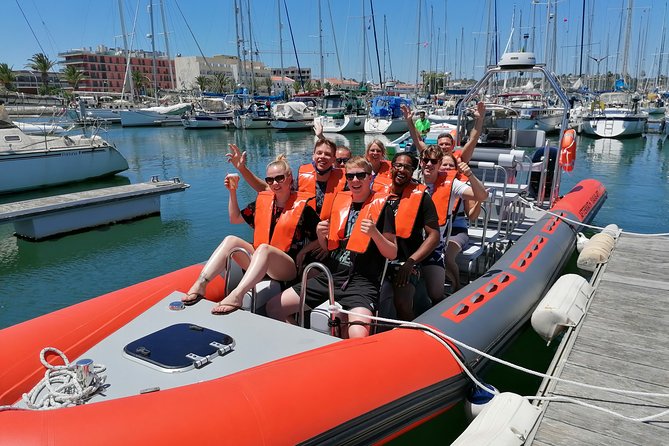 Boat trip to the caves of Benagil - Leaving Lagos Marina for the Algarve Coast