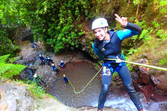 Canyoning Madeira Island - Level One - Jumps, natural slides, and pools