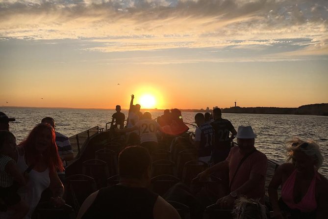 Catamaran Tour to Benagil Caves - Leaving Portimão for the Algarve cliffs
