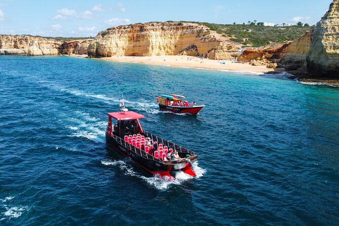 Catamaran Tour to Benagil Caves - Praia da Marinha and the 15-minute swim
