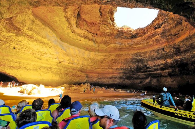 Caves and Dolphin Watching Cruise from Albufeira - The dolphin search beyond the caves