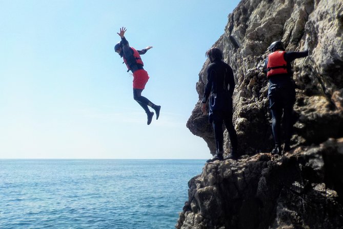 Coasteering and Cliff Jumping Near Lagos - Caves, clear water, and a marine lesson