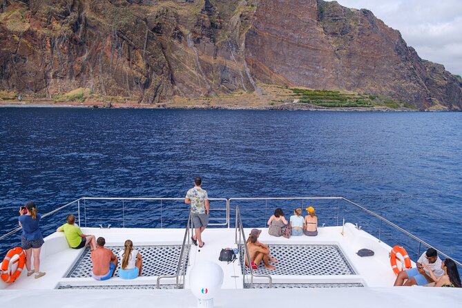 Eco-Friendly Catamaran Dolphin and Whale Watching - Leaving Funchal marina for the open Atlantic