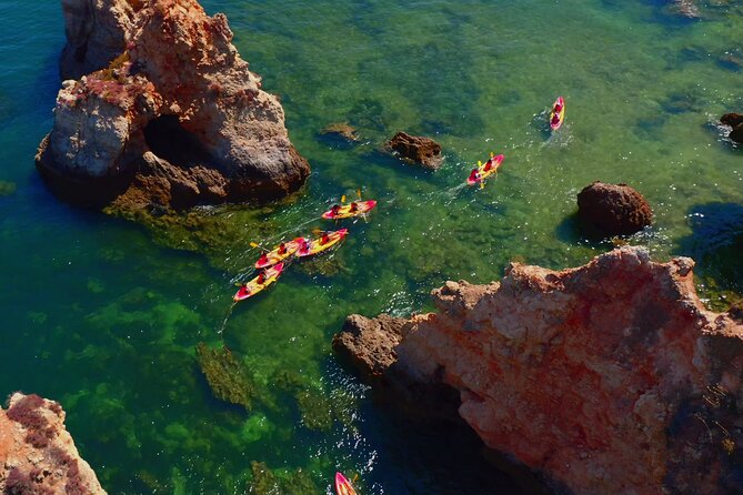Explore Secret Caves and Beaches of Alvor - Boat & Kayak Tour - A swim after the caves