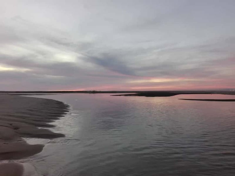 Faro: Sunset 1 hour Ria Formosa Boat Tour - The island and Faro beach stops