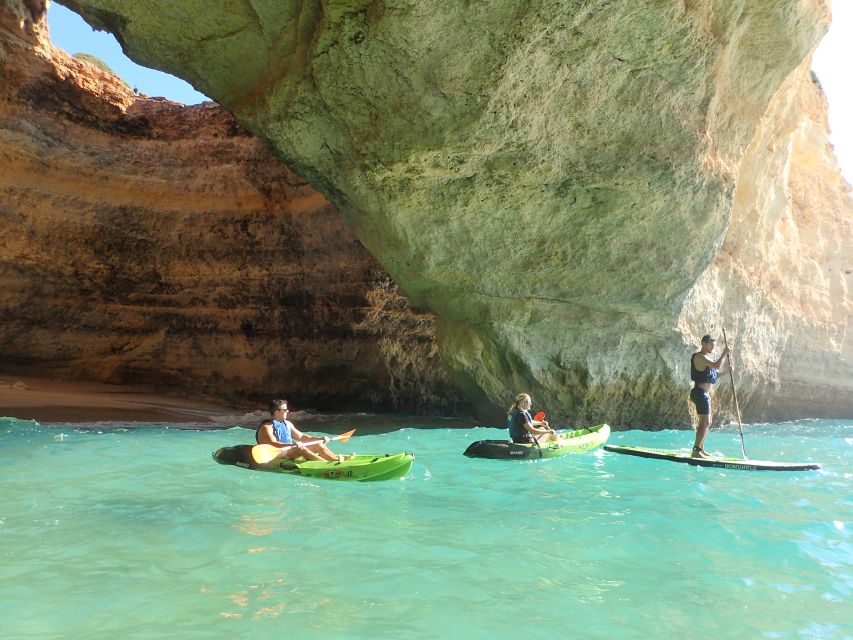 From Albufeira: Benagil Hidden Caves Tour by Kayak - What the guides do well
