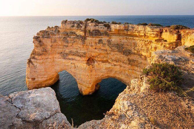 From Faro: Benagil Cave, Marinha & Carvoeiro Full-Day Tour - Seeing Benagil Cave from the cliff top