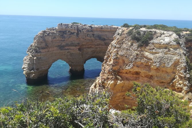 From Faro: Benagil Hiking Cliffs and the 4 Treasure Experience - Four Algarve sights before lunch