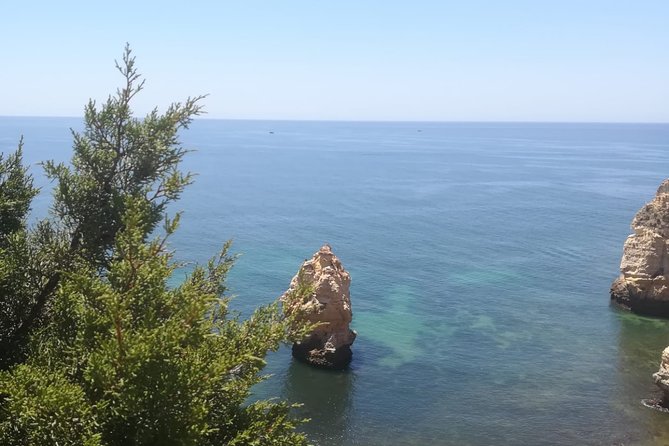 From Faro: Benagil Hiking Cliffs and the 4 Treasure Experience - Algar Seco’s caves and rough stone