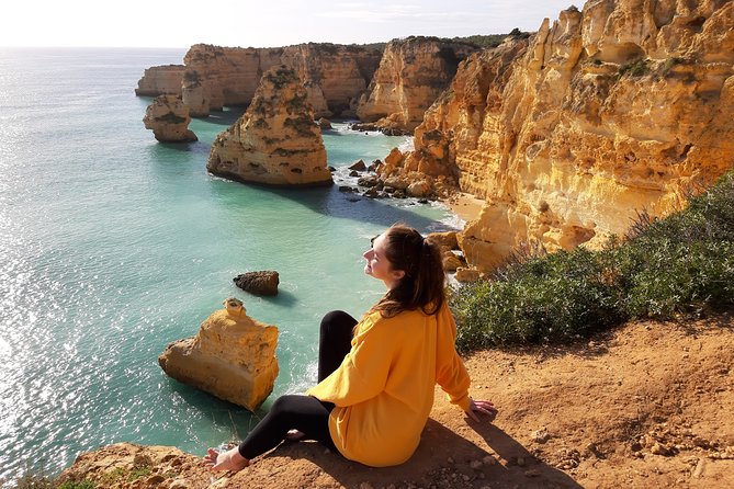 From Faro: Visit Benagil Cave, Marinha Beach, Algar Seco & More - Group size, timing, and comfort