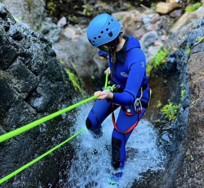 From Funchal: Intermediate (Level 2) Canyoning Adventure - Rappelling beside waterfalls and entering the pools