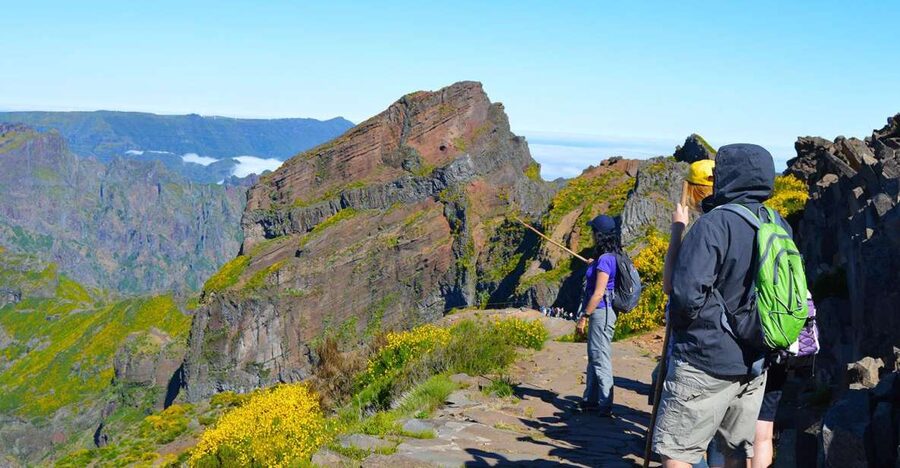 From Funchal: Madeira Peaks Mountain Walk - The steep sections, stairs, and cable rails