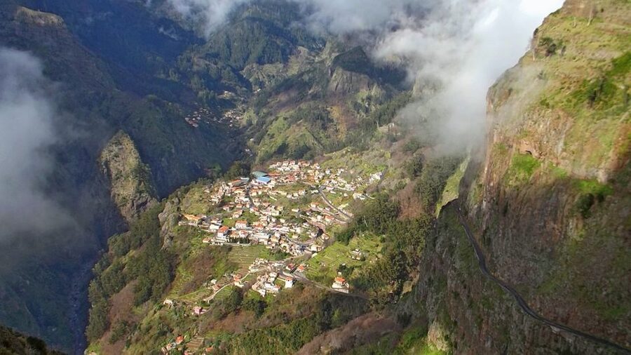 From Funchal: Nuns Valley, Monte and Sleigh Ride Tour - Pico dos Barcelos and the final view of Funchal