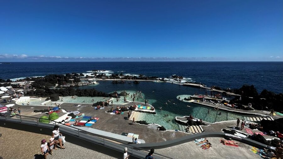 From Funchal:West Madeira Open-roof 4x4 Day Tour with Pickup - Porto Moniz gives you the day’s main water break