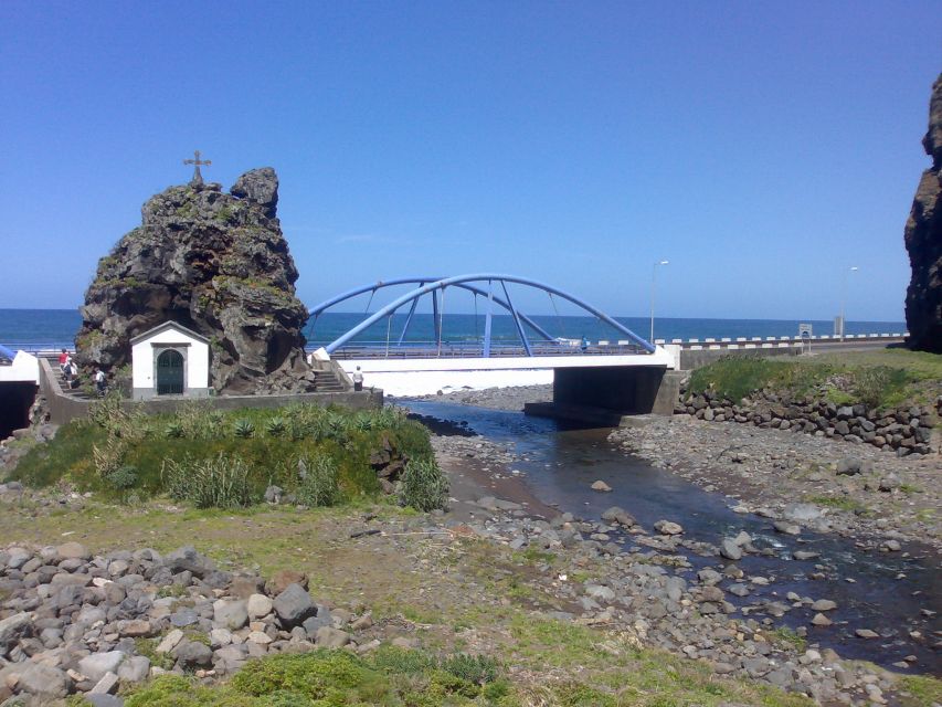 From Funchal: West Madeira Waterfalls and Fanal Forest Tour - Two hours in Porto Moniz
